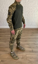 Форма армейская убакс со штанами tactical CoolMax рип-стоп Пиксель Олива (559) , S - изображение 8