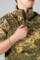 Армійська форма убакс з коротким рукавом та штани ріп-стоп CoolMax tactical Піксель (586) , M - зображення 4
