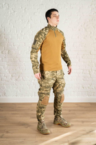 Форма армейская убакс и штаны с наколенниками CoolMax рип-стоп tactical Пиксель Койот (595) , 2XL - изображение 9