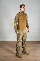 Тактическая форма убакс и брюки с наколенниками CoolMax рип-стоп tactical Пиксель Койот (570) , S - изображение 3