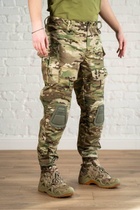 Форма тактическая убакс и штаны с наколенниками ХБ рип-стоп tactical Мультикам Олива (600) , XL - зображення 4