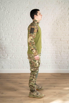 Форма тактическая убакс и штаны с наколенниками ХБ рип-стоп tactical Мультикам Олива (600) , XL - зображення 10