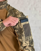 Форма армейская убакс и штаны с наколенниками CoolMax рип-стоп tactical Пиксель Койот (595) , XL - изображение 7