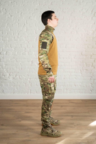 Армейская форма убакс и штаны с наколенниками рип-стоп CoolMax tactical Койот Мультикам (598) , 2XL - изображение 3