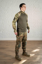 Военная форма штаны с наколенниками и убакс CoolMax рип-стоп tactical Олива Мультикам (566) , M - изображение 3