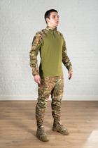 Армейская форма убакс со штанами tactical рип-стоп ХБ Олива Мультикам (580) , M - изображение 7