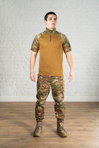 Тактична форма штани та убакс з коротким рукавом CoolMax ріп-стоп tactical Мультикам Койот (591) , 2XL - зображення 1