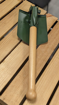 Лопата тактична Mil-Tec Саперна складна з киркою та чохлом BW KLAPPSPATEN M.TASCHE (15523100) - зображення 4