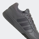 Tenisówki męskie z eko skóry adidas Originals Courtbeat Court GW9726 44.5 (10UK) 28.5 cm Ciemnoszare (5904248848286) - obraz 8