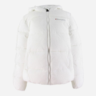 Куртка зимова коротка жіноча Champion 404023-WW001 S Біла (8053305320269) - зображення 1