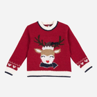Sweter dla dziewczynki świąteczny Chicco 09069479000000-075 128 cm Czerwony (8054707835566) - obraz 1