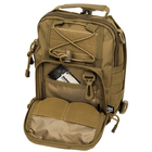 Рюкзак однолямочний MFH Shoulder Bag Coyote Tan - изображение 11