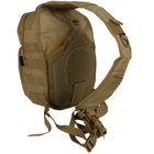 Рюкзак однолямочный MIL-TEC One Strap Assault Pack 10L Coyote - изображение 7
