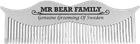 Чоловічий гребінець Mr Bear Family для вусів сталевий Silver 1 шт (73139911) - зображення 1