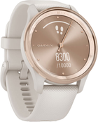 Smartwatch Garmin Vivomove Trend White Cream (010-02665-01) - obraz 3