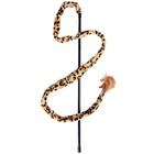 Удочка-дражнилка леопард іграшка для котів Flamingo Leopard Fishing Rod, 50 см