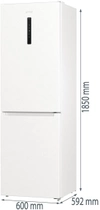 Холодильник Gorenje NRK6192AW4 - зображення 18