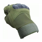 Тактичні рукавички із закритими пальцями Oakley / Моторукавички Оліва, L - зображення 4