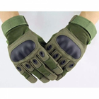 Тактические перчатки с закрытыми пальцами Oakley / Мотоперчатки Олива, L - изображение 8