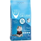 Бентонитовый наполнитель Van Cat Fresh для туалета кошек комкующийся 3-5 мм Фреш 5 кг (70563)