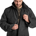 Куртка Helikon-Tex M65 - NyCo Sateen, Black XL/Long (KU-M65-NY-01) - изображение 6