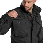 Куртка Helikon-Tex M65 - NyCo Sateen, Black L/Long (KU-M65-NY-01) - изображение 8