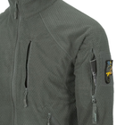 Куртка Helikon-Tex ALPHA Tactical - Grid Fleece, Foliage green L/Regular (BL-ALT-FG-21) - зображення 4