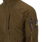 Куртка Helikon-Tex ALPHA Tactical - Grid Fleece, Coyote S/Regular (BL-ALT-FG-11) - зображення 4
