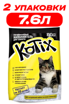 Наповнювач для котячого туалету силикагелевий Kotix 3.8 Л упаковка 2 ШТ