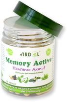 Лікувально-профілактична рослинна добавка Virdol Пам'ять Актив Memory Active (4820277820097) - зображення 3