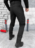 Тактичні штани софтшел combat black M - зображення 3