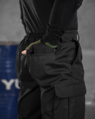 Тактичні штани ріп стоп capture black L - зображення 7