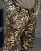 Тактические штаны софтшел пиксель draft высокая пояс L - изображение 4