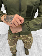 Осіння тактична куртка софтшел squat oliva XXL - зображення 4