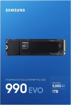 Dysk SSD Samsung 990 Evo 1TB M.2 PCIe 4.0 x4/5.0 x2 NVMe 2.0 V-NAND TLC (MZ-V9E1T0BW) - obraz 5
