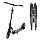 Двухколесный самокат Best Scooter 41629 складной, с амортизатором колес, ножной тормоз, черный