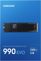 SSD диск Samsung 990 Evo 2TB M.2 PCIe 4.0 x4/5.0 x2 NVMe 2.0 V-NAND TLC (MZ-V9E2T0BW) - зображення 5