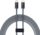 Kabel Baseus Dynamic USB Type-A - Lightning 1 m Grey (CALD000416) - obraz 1