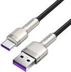 Кабель Baseus Cafule USB Type A - USB Type C 1 м Black (CAKF000101) - зображення 1