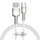 Кабель Baseus Cafule USB Type A - USB Type C 1 м White (CAKF000102) - зображення 1