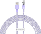 Кабель Baseus Explorer USB Type A - USB Type C 1 м Purple (CATS010505) - зображення 1