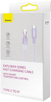 Кабель Baseus Explorer USB Type C - Lightning 2 м Purple (CATS010305) - зображення 2