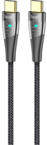 Kabel Budi USB Type-C - USB Type-C 1.5 m Black (6971536926345) - obraz 1