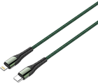 Kabel Ldnio USB Type-C - Apple Lightning 2 m Green (LC112 Type-C to Ligh) - obraz 1