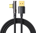 Kabel kątowy Mcdodo USB Type-A - USB Type-C 1.8 m Black (CA-3381) - obraz 1