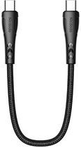 Kabel Mcdodo USB Type-C - USB Type-C 0.2 m Black (CA-7640) - obraz 1