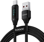 Kabel Toocki USB Type-A - USB Type-C 1 m Black (TXCTXY2A01) - obraz 1