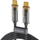 Kabel Toocki USB Type-C - USB Type-C 1 m Grey (TXCTT 2-JD03) - obraz 1