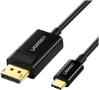 Kabel Ugreen USB Type-C - DisplayPort 1.5 m Black (6957303859948) - obraz 1