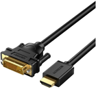Kabel Ugreen HDMI - DVI 3 m Black (6957303811366) - obraz 1